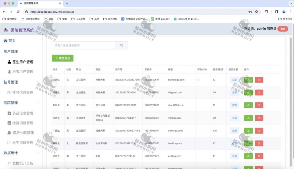 图片[4]-医院挂号管理系统-计算机毕设网-杭州水果捞