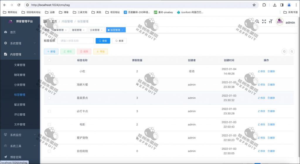 图片[9]-个人博客系统-计算机毕设网-杭州水果捞