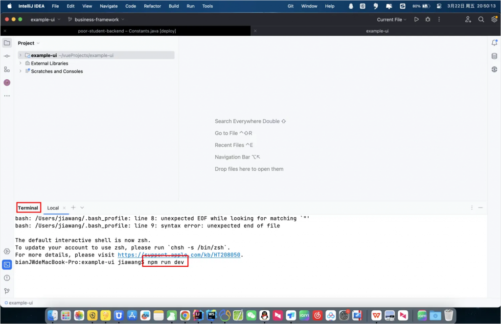 图片[1]-如何用IDEA启动前端(“xxx-frontend”)项目？-计算机毕设网-杭州水果捞