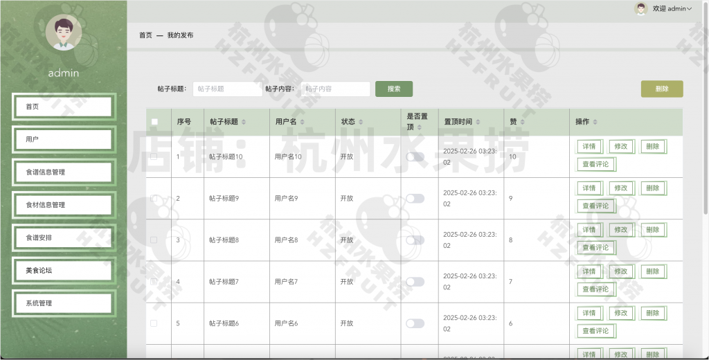 图片[32]-校园志愿者服务系统-计算机毕设网-杭州水果捞